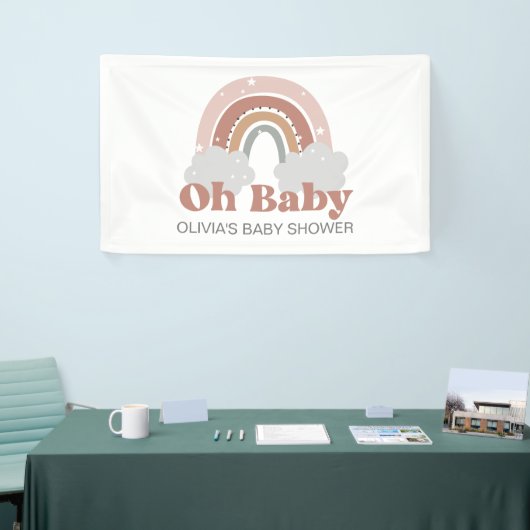 Boho Rainbow Baby shower Spandoek (Beurs)
