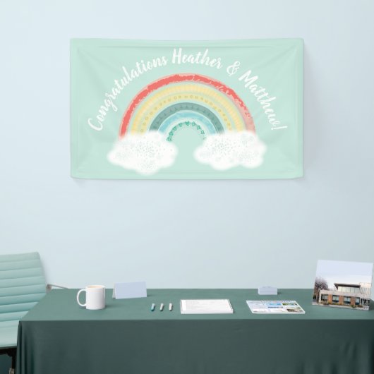 Boho Rainbow Baby shower Spandoek (Beurs)