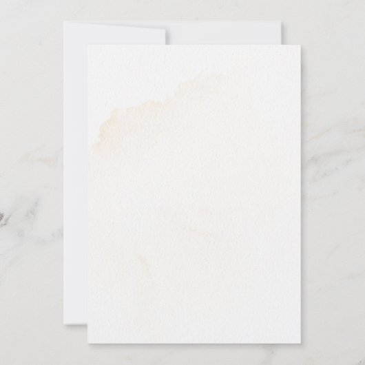 Boho Rainbow Baby shower Uitnodiging (Achterkant)