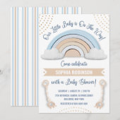 Boho Rainbow Baby shower Uitnodiging (Voorkant / Achterkant)
