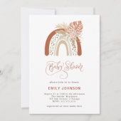 Boho Rainbow Baby shower Uitnodiging (Voorkant)