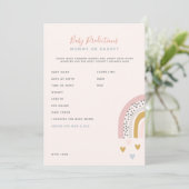 Boho Rainbow Baby shower Voorspellingen en advies (Staand voorkant)