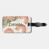 Boho Rainbow Bagagelabel (Achterkant horizontaal)