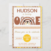 Boho Rainbow Beer eerste uitnodiging op zaterdag (Voorkant)