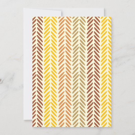 Boho Rainbow Beer eerste uitnodiging op zaterdag (Achterkant)