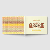 Boho Rainbow Beer eerste verjaardag Gastenboek (Volledig)