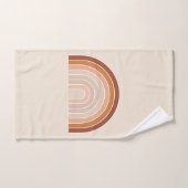 Boho Rainbow Beige Terracotta Bad Handdoek (Handdoek)