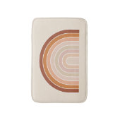 Boho Rainbow Beige Terracotta Badmat (Voorkant Verticaal)