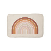 Boho Rainbow Beige Terracotta Badmat (Voorkant)