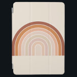 Boho Rainbow Beige Terracotta iPad Air Cover<br><div class="desc">Regenboog - Boho Regenboog - Abstracte Arches - Neutral Beige / Terracotta.</div>