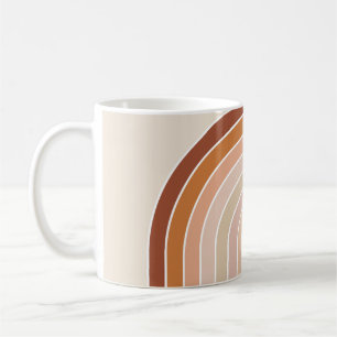 Boho Rainbow Beige Terracotta Koffiemok