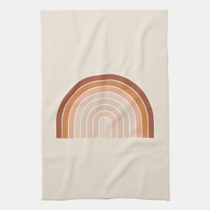 Boho Rainbow Beige Terracotta Theedoek
