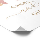 Boho Rainbow Birthday Cards and Gifts Sign Poster (Hoek)