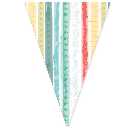 Boho Rainbow Birthday Party Kinder Vlaggetjes (Tweede vlag)