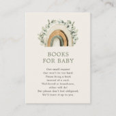 Boho Rainbow Books Informatiekaartje (Voorkant)