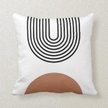 Boho Rainbow Brown Black Terracotta Modern