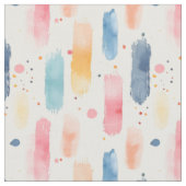 Boho Rainbow Brush Stippen & Lijnen Stof (Close Up)
