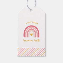 Boho Rainbow Cadeaulabel