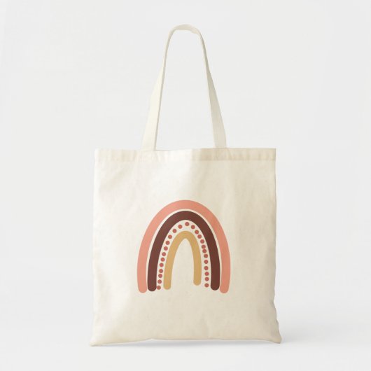 Boho Rainbow Canvas tas (Voorkant)