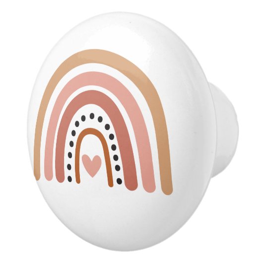 Boho Rainbow Ceramic Knob Keramische Knop (Rechts)