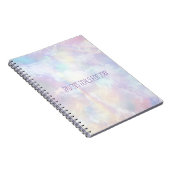 Boho Rainbow Clouds Doelstellingen Notitieboek (Rechterzijde)