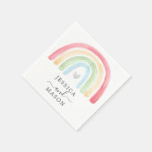 Boho Rainbow Cocktail Napkin Servet (Hoek)
