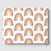 Boho Rainbow Custom Verjaardagsfeest Folie Guestbo Gastenboek (Achterkant)