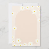 Boho Rainbow Daisy Onederful First Birthday Kaart (Achterkant)