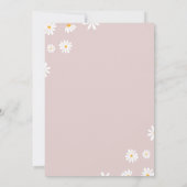 Boho Rainbow Daisy Time Capsule Opmerking Bericht  Bedankkaart (Achterkant)