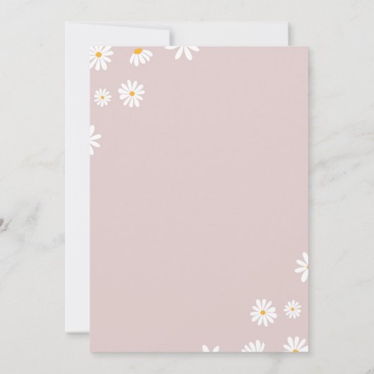 Boho Rainbow Daisy Time Capsule Opmerking Bericht  Bedankkaart (Achterkant)