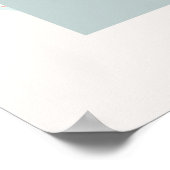 Boho Rainbow Daisy Wild Een eerste verjaardag Welk Poster (Hoek)