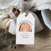 Boho Rainbow Dank u Baby shower Gift Labels Cadeaulabel
