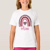 Boho Rainbow Daughter Shirt, Pink Tones T-shirt (Voorkant)