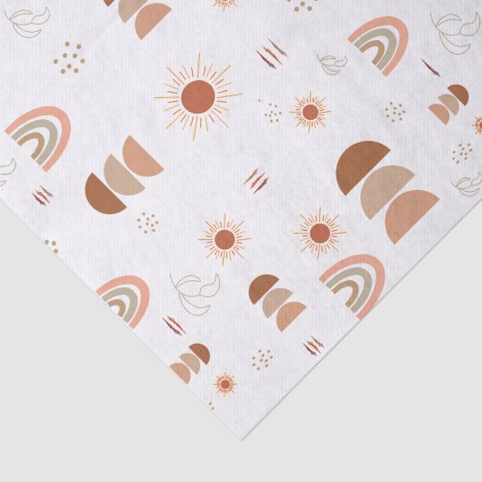 Boho Rainbow Desert Tissue Paper Tissuepapier (Detail)