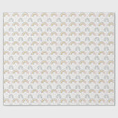 Boho Rainbow Design Neutrale kleuren Cadeaupapier (Vlak)