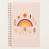 Boho Rainbow Earthy Planten Weekly Planner (Voorkant)