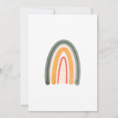 Boho Rainbow een kleine Ray van zonnig Baby shower Kaart (Achterkant)