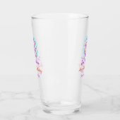 Boho Rainbow één verjaardag kinder heldere retro v Glas (Links)