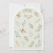 Boho Rainbow en Flowers Baby shower Uitnodiging (Achterkant)