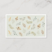 Boho Rainbow en Flowers Boeken voor Baby Kaart (Achterkant)