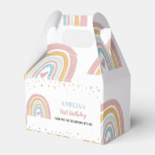 Boho Rainbow Favor Box Verjaardagsfeestje Bedankdoosjes (Achterkant)