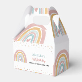 Boho Rainbow Favor Box Verjaardagsfeestje Bedankdoosjes