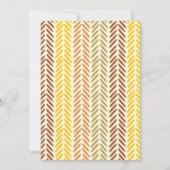 Boho Rainbow Fox First Birthday Invitation Save The Date (Achterkant)