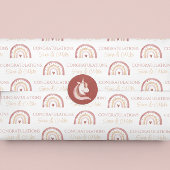 Boho Rainbow Gefeliciteerd met het tijdschrift Tissuepapier