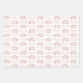 Boho Rainbow Gefeliciteerd met het verpakken van p Inpakpapier Vel (Voorkant 2)