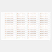 boho rainbow gepersonaliseerde naam schoollabels labels (Vel)