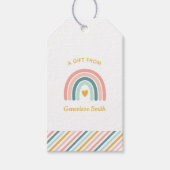 Boho Rainbow Gift Labels Cadeaulabel (Voorkant)