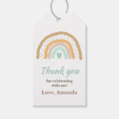 Boho Rainbow Gift Labels Cadeaulabel (Voorkant)