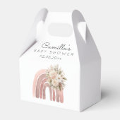 Boho Rainbow Girl Baby shower Bedankdoosjes (Voorkant Zijde)