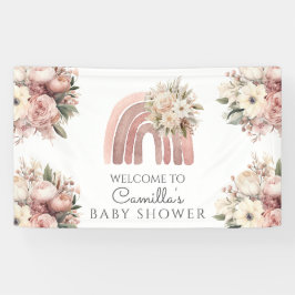 Boho Rainbow Girl Baby shower Spandoek